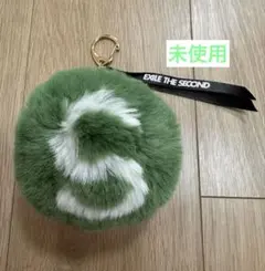 EXILE THE SECOND ファー　キーホルダー　緑　モコモコ　セカ友