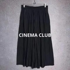 CINEMA CLUB ロングガウチョパンツ ワイド 大きいサイズ LL