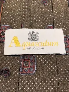 【Aquascutum】美品　ネクタイ　落ち着いた色合い