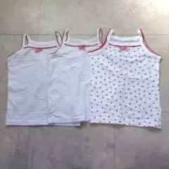 ホワイトタンクトップ3枚セット