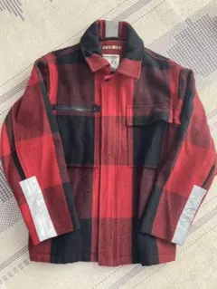 balance★BAL 赤と黒のチェックネルシャツ★90s 00s