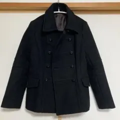 アダムエロペ　ピーコート　ブラック　36