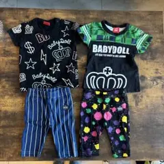 BABYDOLL Tシャツ パンツ2枚セット90cm