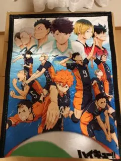 【ACG製・美品】ハイキュー!! もふもふひざ掛け 100×75 ブランケット