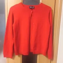 agnis b. アンファンカーディガン 12歳用 赤
