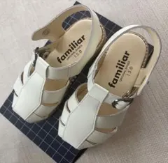 familiar ファミリア サンダル 15.0cm ホワイト 白のサムネイル