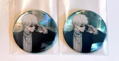 呪術廻戦展 MAPPA展 五条悟 オーロラ缶バッジ 2個セット