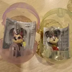 ディズニー キャラクター　サマー　ミッキー ミニー キーホルダー 2種　ガチャのサムネイル