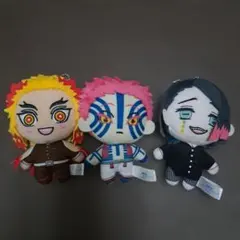 【期限付き出品です】鬼滅の刃 マスコット キーホルダー ３個