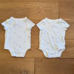 Baby GAP 半袖ロンパース　双子　２着セット