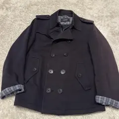 バーバリーブラックレーベル　ジャケット　Pコート ナポレオン　メンズ　サイズL