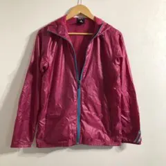 adidas パーカー ウインドブレーカー 美品 ピンク Sサイズ