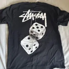 Stussy ブラック Tシャツ M ダイス