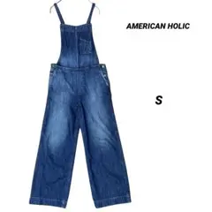 AMERICAN HOLIC デニム オーバーオール S サロペット ワイド