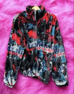 ZARA フリースジャケット　dnwr マルチカラー