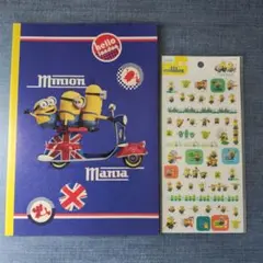 サンスター文具 ミニオンズ B5ノート＆クリアシールのサムネイル