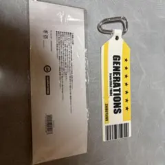 【新品】GENERATIONS キーホルダー イエロー/ホワイト