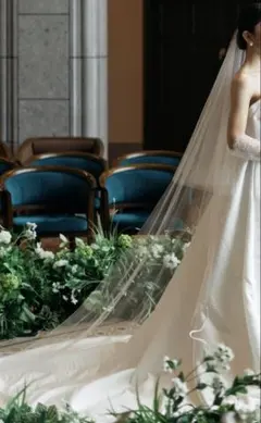 Treat Dressing ベール　ホワイト　80x250cm ロング