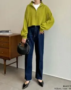 新品 リエディ 神山まりあ バックベンツストレートリサイクルデニム 完売 MC