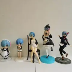Re:ゼロから始める異世界生活 レム フィギュア5体セット