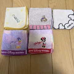 使い古しブランドタオルハンカチ5枚まとめ売りのサムネイル