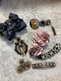 ヘアクリップ　7点セット