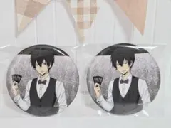 ✽家庭教師ヒットマンREBORN!✽　雲雀恭弥　グリッター缶バッジ　２点