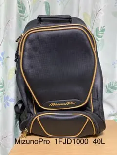 Mizuno Pro 野球用バッグ ブラック/ゴールド - メルカリ