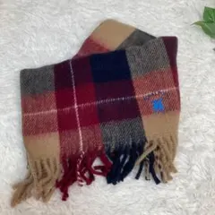 ROYAL POLO マフラー　チェック柄△のサムネイル