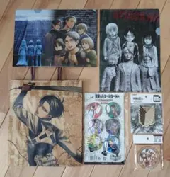 進撃の巨人　日田限定　缶バッジ　クリアファイル　ワッペン　コースター　大分