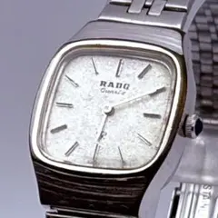 動作未確認 RADO レディース 腕時計 クォーツ シルバー ヴィンテージ