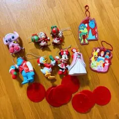 ディズニー クリスマスオーナメント フィギュア 9点セット