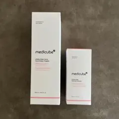 【新品未使用】メディキューブ PDRNピンクアンプル・ピンクシカスージングトナー