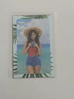 TWICE ツウィ　トレカ　summernights 赤シート