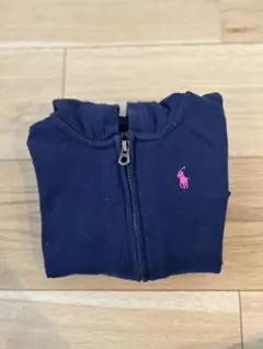 ポロ・ラルフ・ローレン フード付きトレーナー ネイビー 3T/100