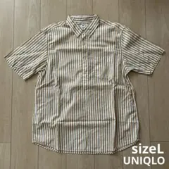UNIQLO エクストラファインコットンブロードストライププルオーバーシャツ