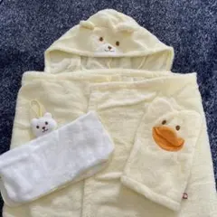 ミキハウス　バスポンチョセット