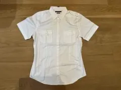 イタリア製 GUCCI skinny 半袖 サファリシャツ ホワイト メンズのサムネイル