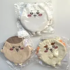 ちいかわくじ もちっとふわっとコレクション まんまるポーチ 3種セット