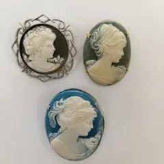 カメオ　3点