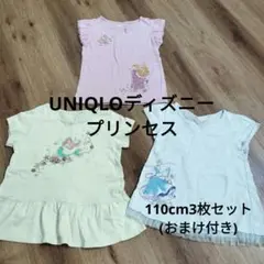 プリンセスTシャツ3枚セット 110cm おまけ付き