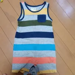babyGap ストライプロンパース 90