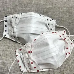 ★(new)ハンドメイド.マスクカバー(2枚セット)