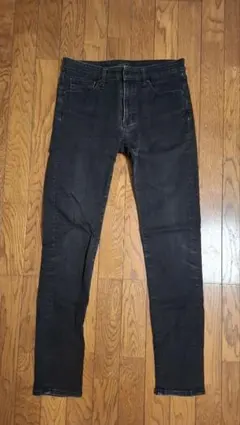 UNIQLO JEANS スキニーフィットテーパード ブラック 31インチ