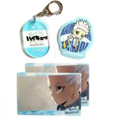 ハイキュー!!　鴎台高校　10周年記念展　ロゴキーホルダー　カード　セット