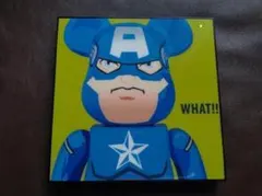 ★新品送料込み★アートパネル★ベアブリック　キャプテンアメリカ