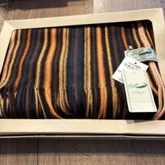 クロコダイル　ストライプ マフラー