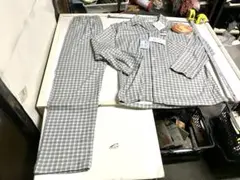 日本製　綿100% 京染め　あったかパジャマ長袖、長ズボン　Lサイズ★け9103