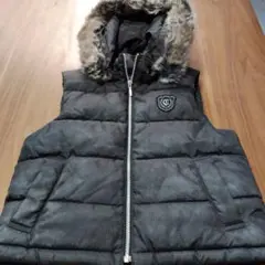 COMME CA ISM ブラックダウンベスト