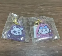 ちいかわくじ　ミニラメアクリルチャーム てんしあくま　ハチワレ　モモンガ